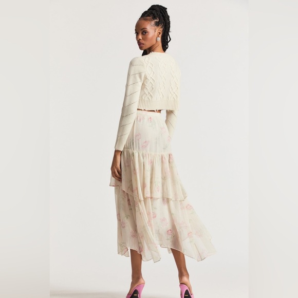 LoveShackFancy ~ Alex Midi Skirt - Picture 5 of 10